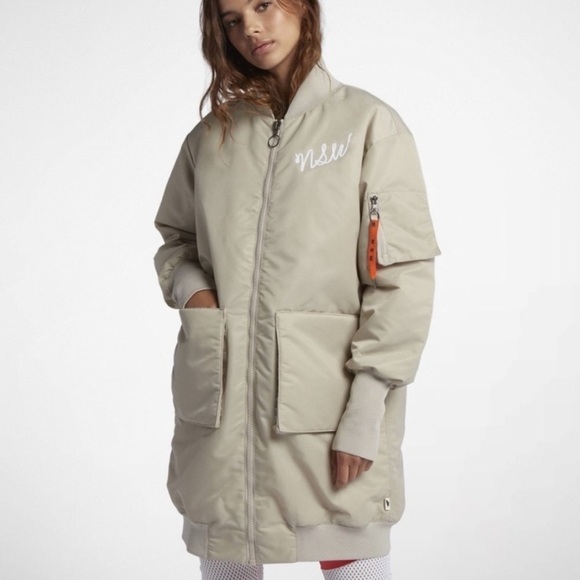 NIKE oversized bomber parka - Picture 1 of 8